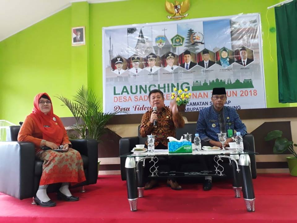 Wabub hadiri Lounching Desa Sadar Kerukunan Umat Beragama